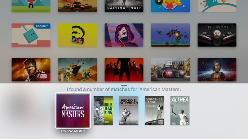 Apple TV 4 search PBS Kids tvOS screenshot 001