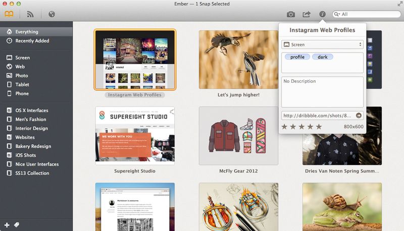 Ember 1.0 for Mac (screenshot 001)