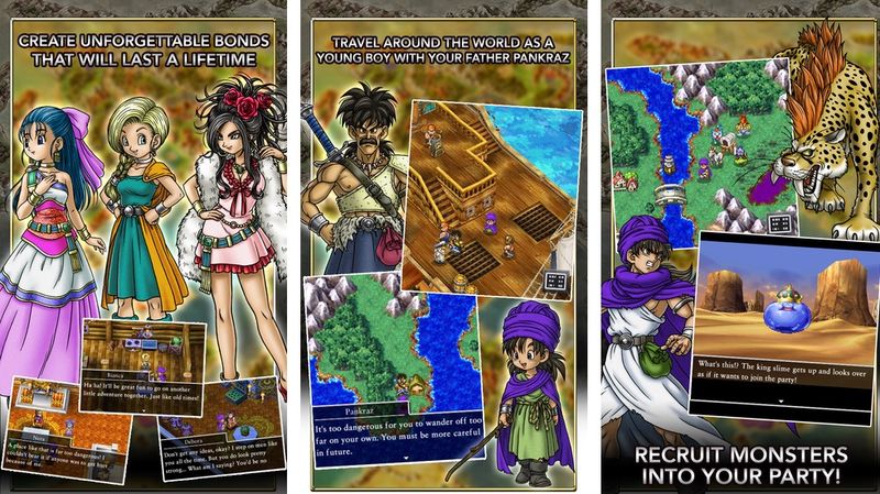 Dragon Quest V for iOS iPhone screenshot 001