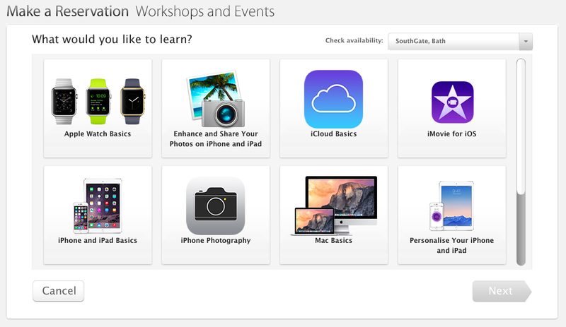 Apple Store workshop Apple Watch Basics