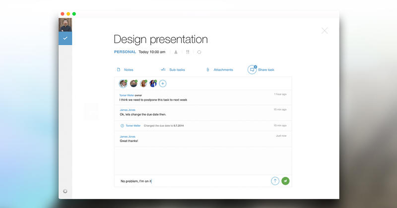Any.DO 1.1 for OS X Mac screenshot 001