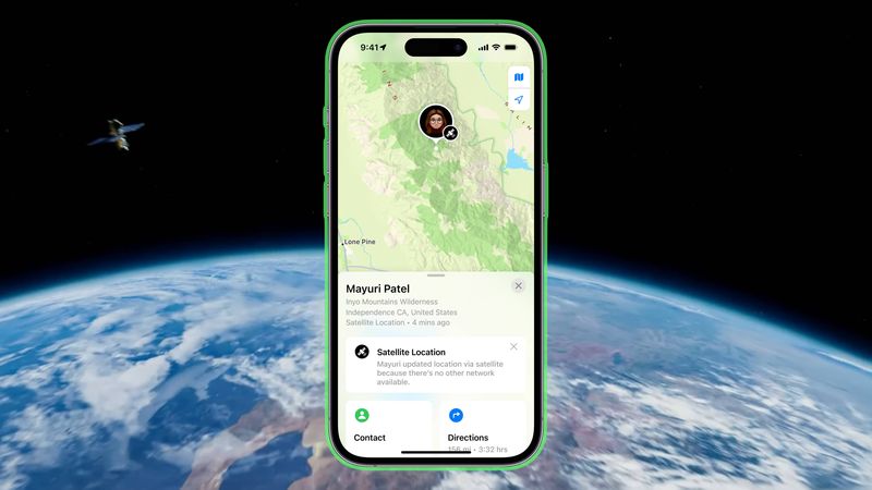 Composition montrant un message dans Apple