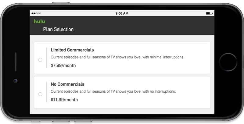 Image du plan Hulu No Commercials 002