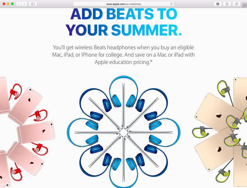 Apple 2016 BAck to School USA web screenshot 001