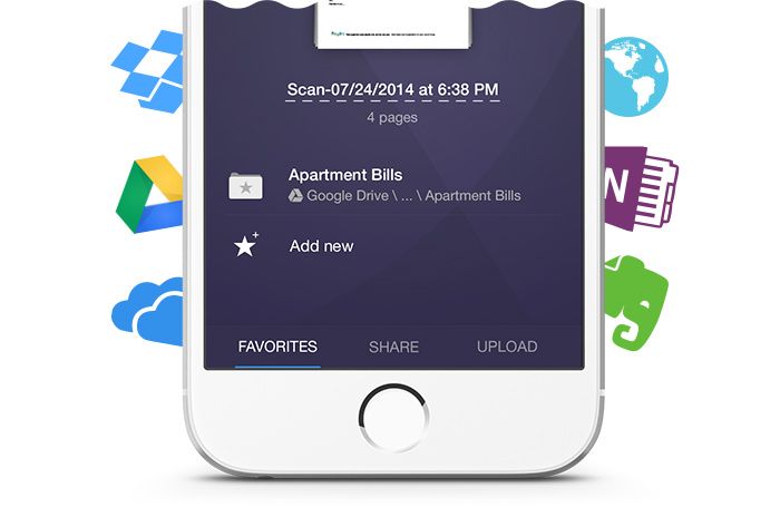 Readdle Scanner Pro 6.0 for iOS Favorites iPhone screenshot 001