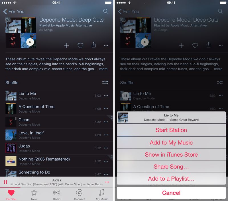 iOS 8.4 Music how to For You recommendations iPhone screenshot 007