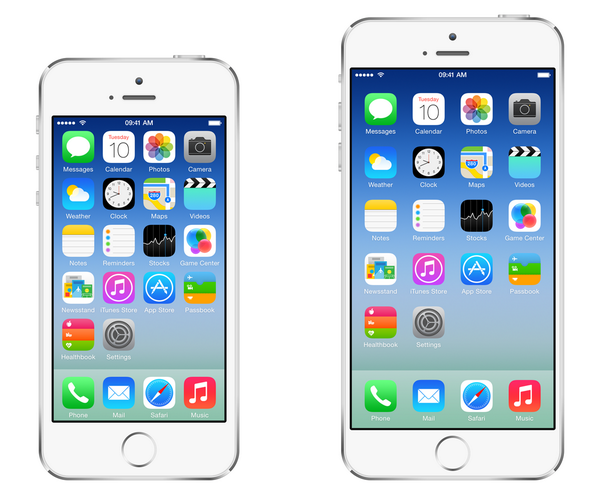 iPhone 6 mockup (Home screen, Sam Beckett 001)