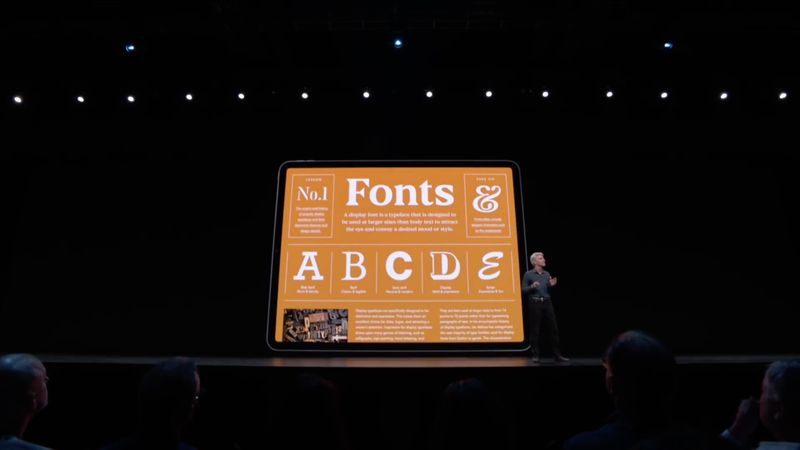 Polices iPad