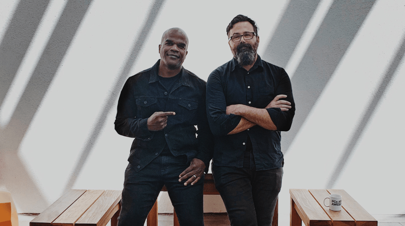 Geoff Edwards and Chuck Monn of TBWA/Media Art Labs