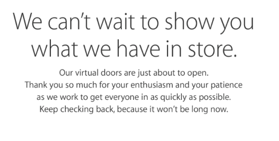 iphone 6s store down