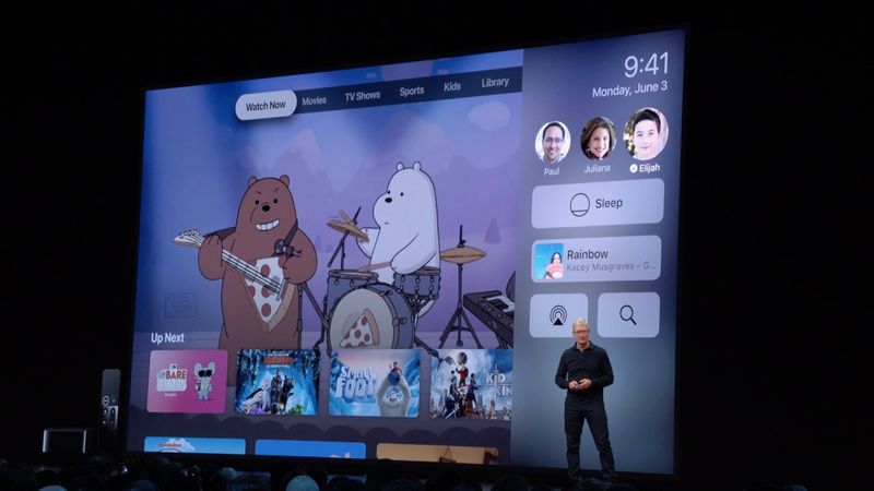 Plusieurs comptes Apple TV