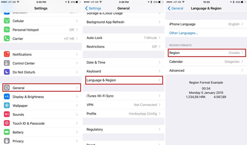how to enable iOS 9 News app outside United States iPhone screenshot 001