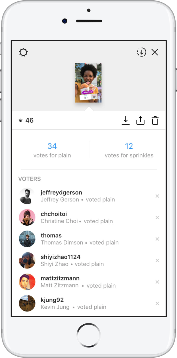 publier des sondages sur instagram
