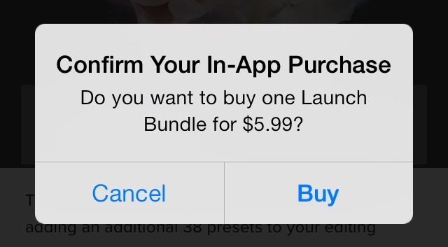 in-app purchase iOS 7
