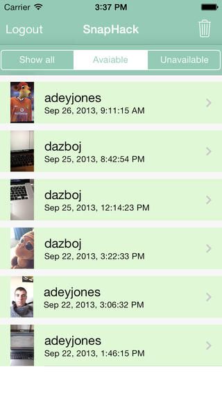 SnapHack 1.0 for iOS (iPhone screenshot 001)