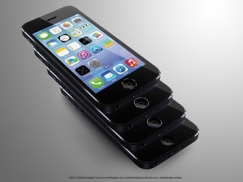 iPhone 5S (silver rounded Home button, Martin Hajek 004)