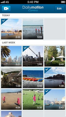 Dailymotion Camera 1.0 for iOS (iPhone screenshot 002)