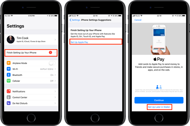 terminer la configuration de votre iphone - configurer plus tard