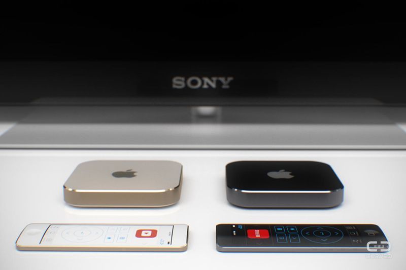 Apple TV mockup (Curved.de 002)
