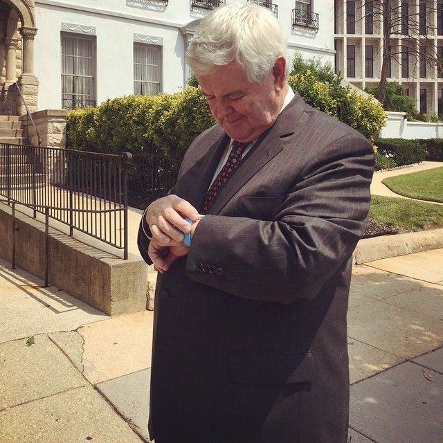 Newt Gingrich reviews Apple Watch 002