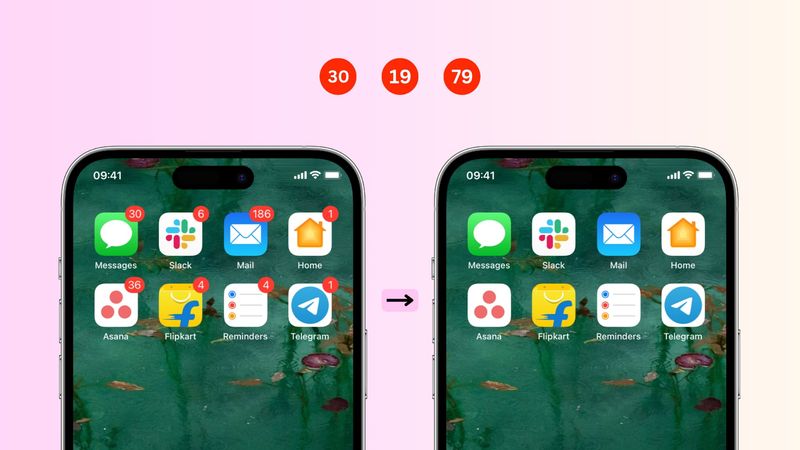 Remove red app badges from iPhone Home Screen