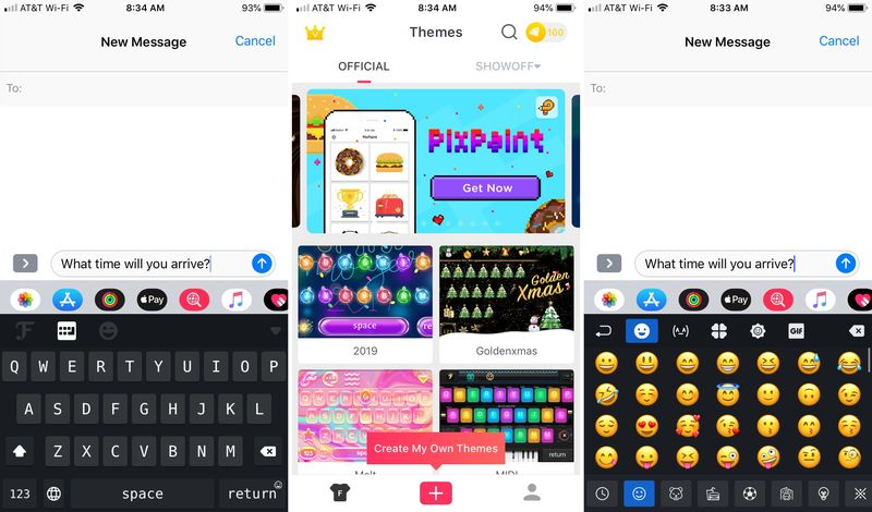 Clavier FancyKey pour iPhone et iPad