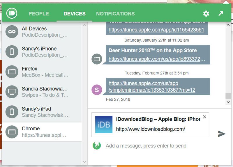 Pushbullet Firefox