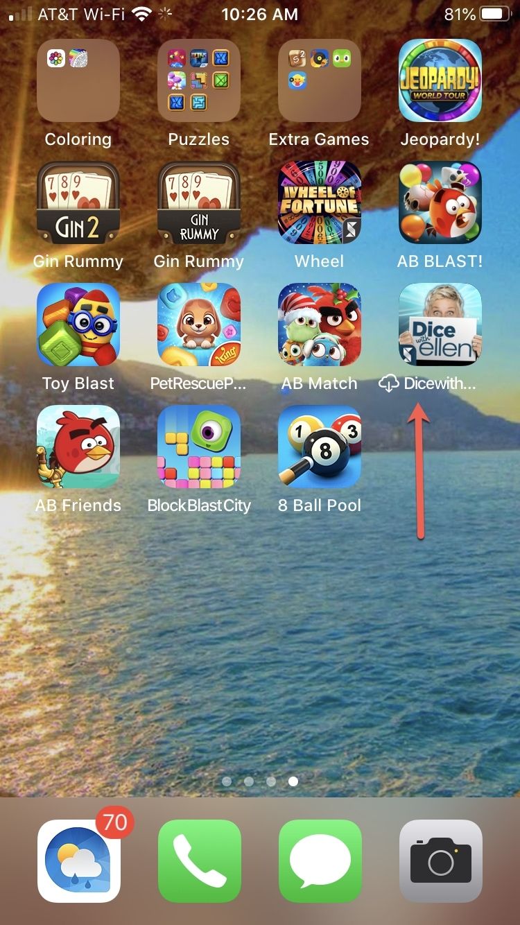 Application iPhone déchargée
