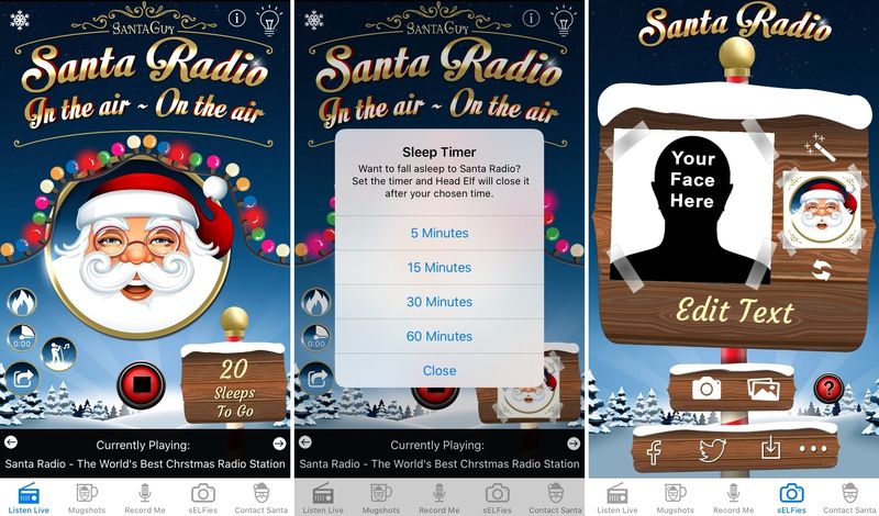 Applications iPhone de musique de Noël