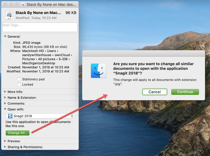 Change All on Mac