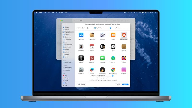 Choose a Mac app to open all files of a certain kind