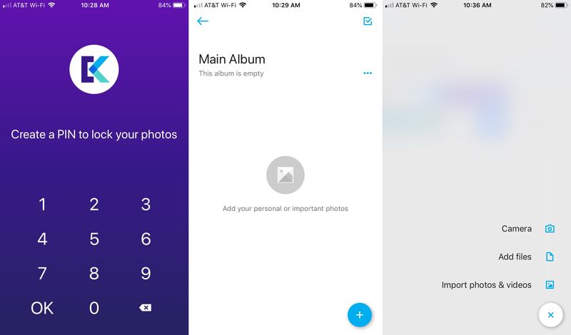Configuration de Keepsafe pour le coffre-fort de photos secrètes