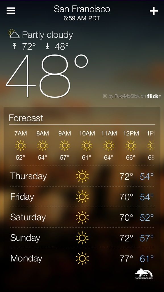 Yahoo Weather 1.0 for iOS (iPhone screenshot 006)