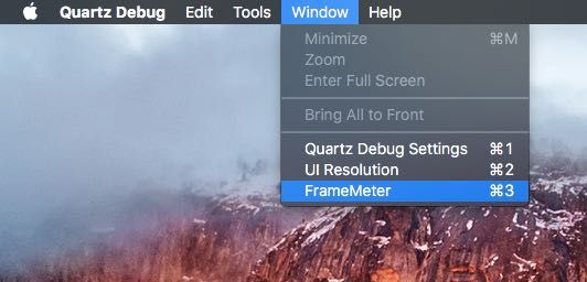 Quartz Debug Mac screenshot 003