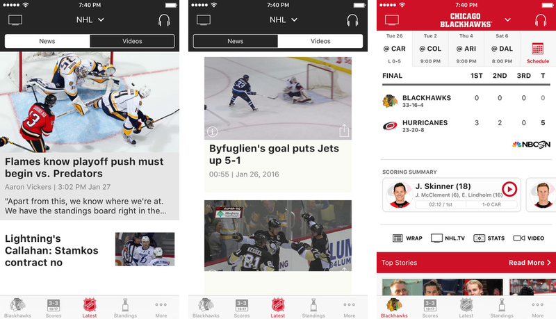 NHL 7.0 for iOS iPhone screenshot 001