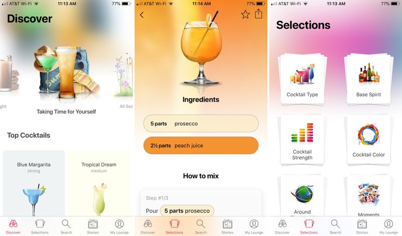Cocktail Flow on iPhone