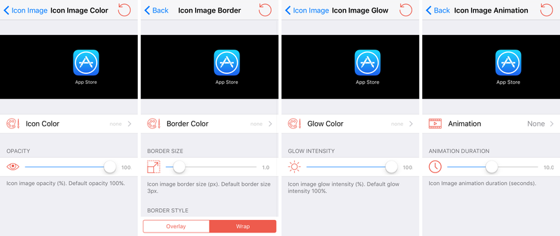 Iconizer Icon Image Settings 2