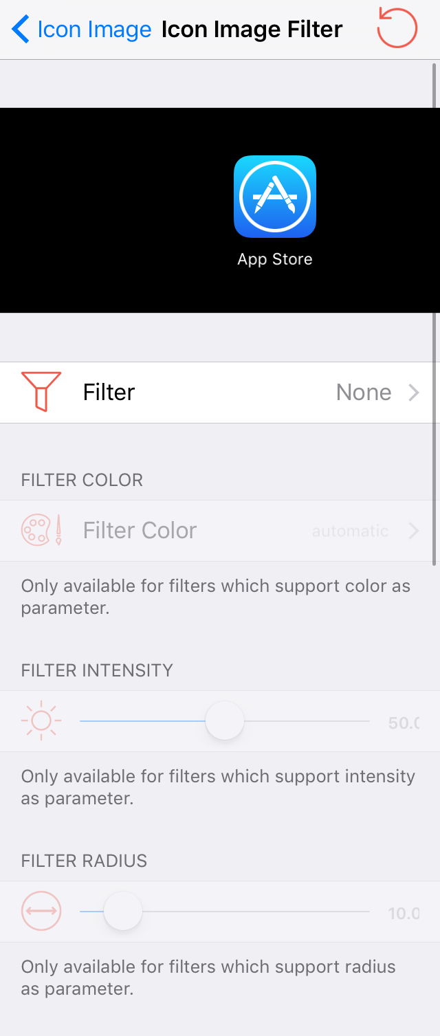 Iconize Icon Image Filter