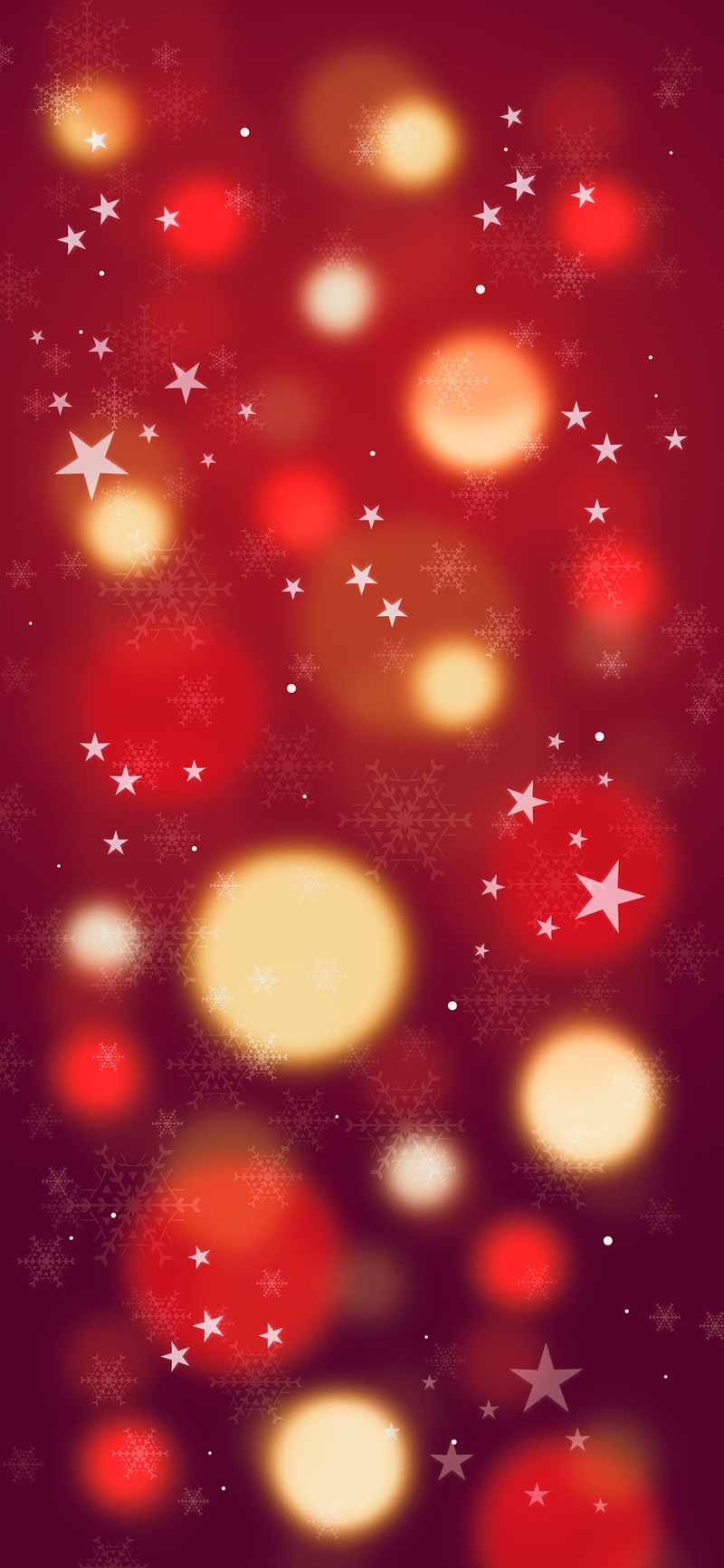 bokeh décorations de Noël boules lumières rouge blanc