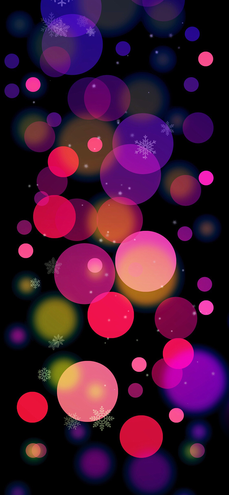 bokeh multicolore décorations de Noël