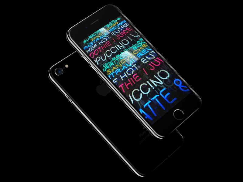 iPhone 7 wallpaper splash