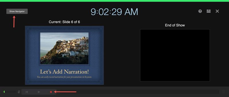 Record Narration Keynote Mac