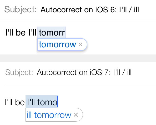 Autocorrect ill