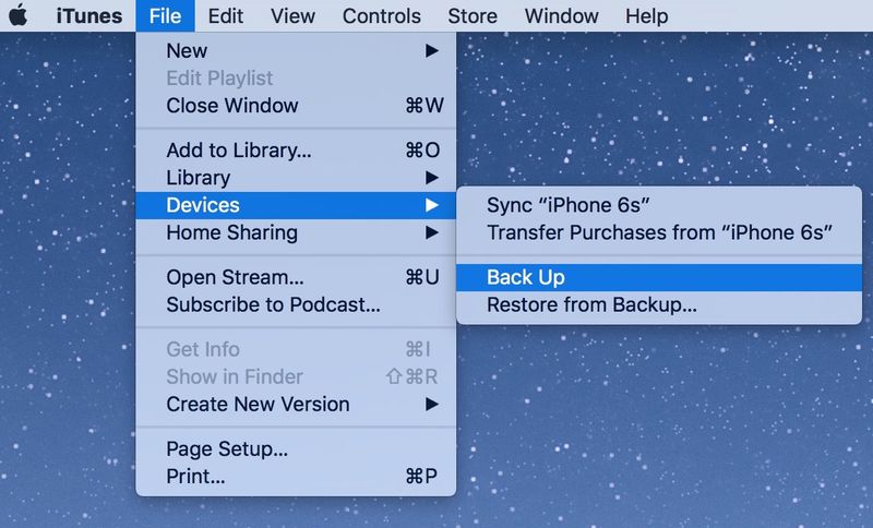 sauvegarder un appareil ios dans itunes