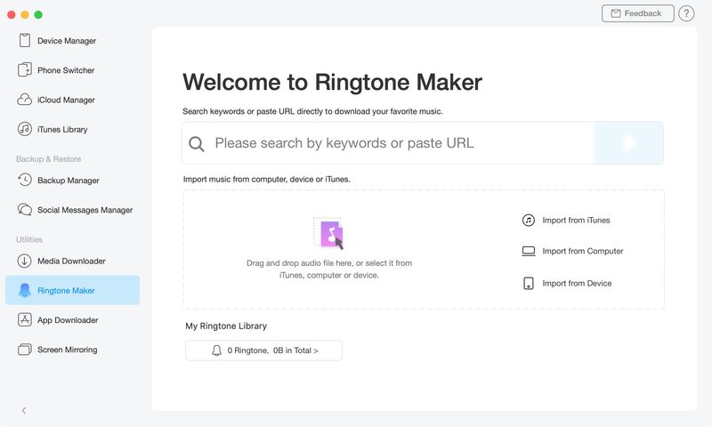 AnyTrans Ringtone Maker Mac