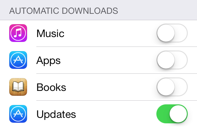 Automatic downloads