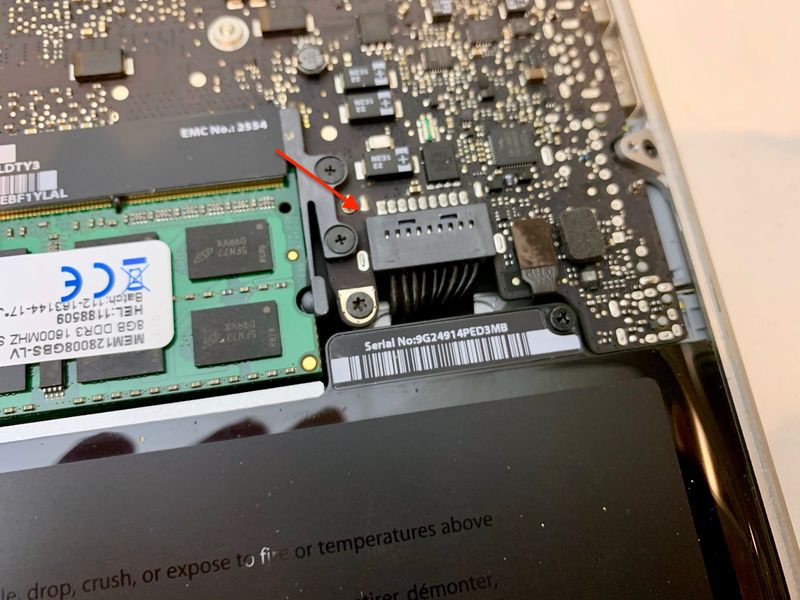 Connecteur de batterie MacBook Pro