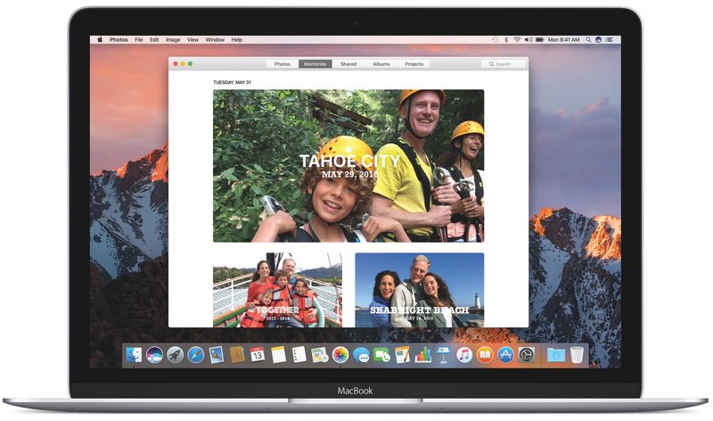 macOS Sierra desktop Photos Memories image 001