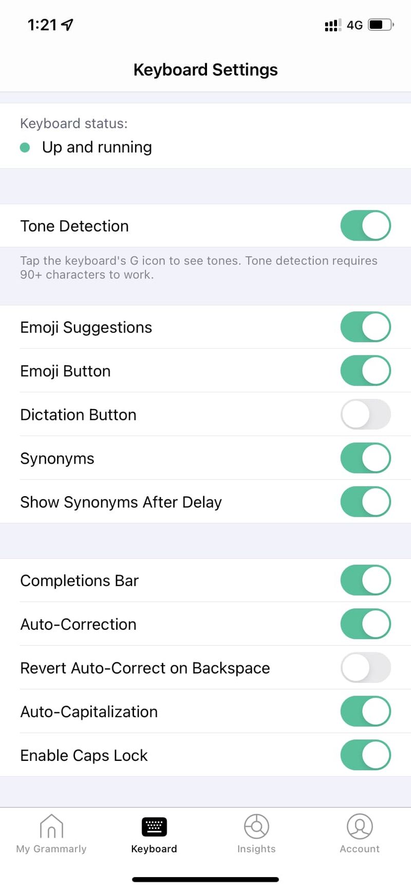 Personnaliser les paramètres du clavier grammatical sur iPhone