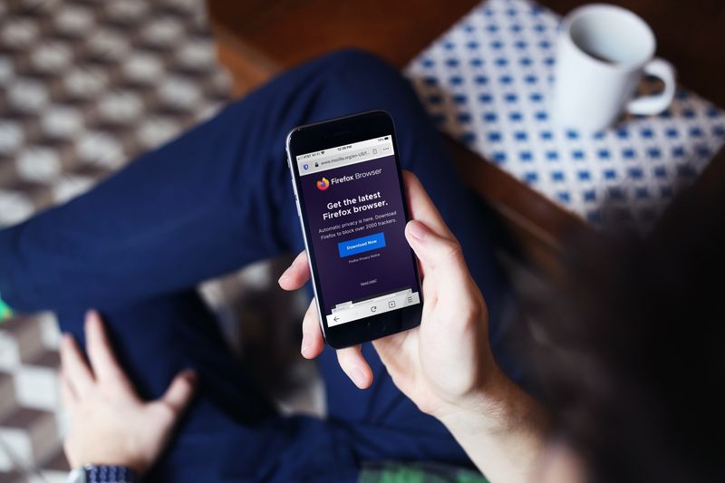 Page de téléchargement de Firefox pour iPhone